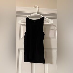 Express Black Ribbed Sleeveless Top - Medium (M) - NWT - So Chic!